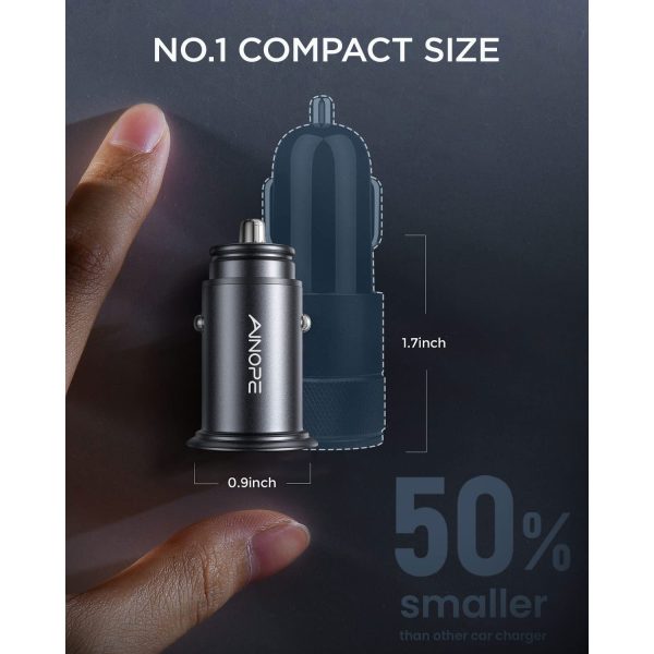 Car Charger, AINOPE Smallest 4.8A - Hình ảnh 2