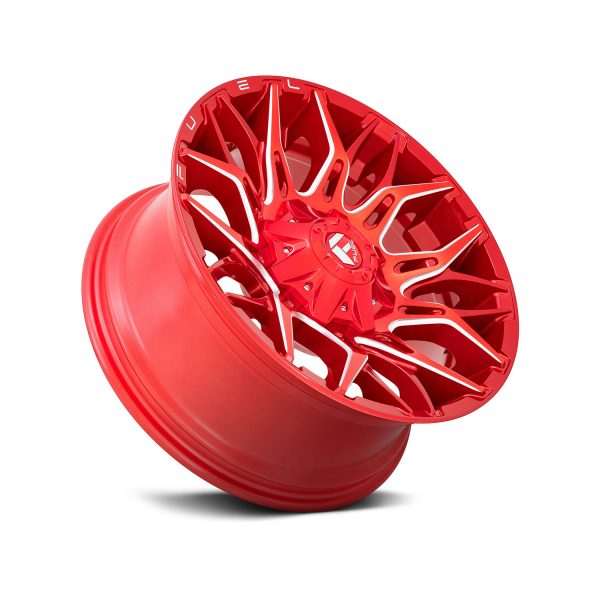 FUEL® - D771 TWITCH 1PC Candy Red with Milled Accents - Hình ảnh 3