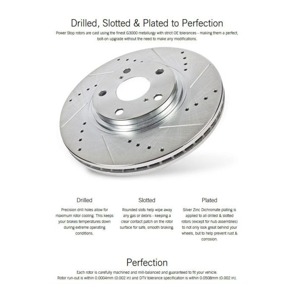 Power Stop® - Evolution Drilled and Slotted - Hình ảnh 3